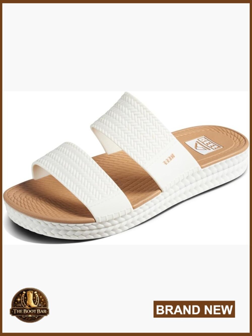 Women's Platform Slide Sandals with Cushion Footbed